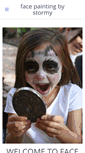 Mobile Screenshot of facepaintbystormy.com